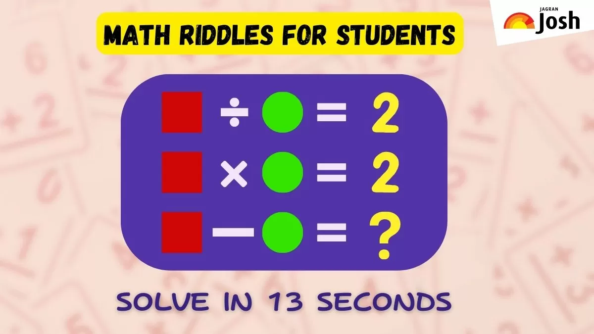 Solve the Mental Math Riddle Question in 13 Seconds