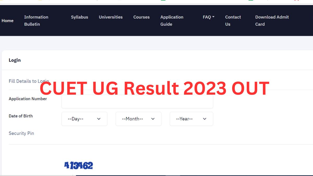 CUET 2023 Result जर हआ CUET UG क रजलट इस Direct Link cuet