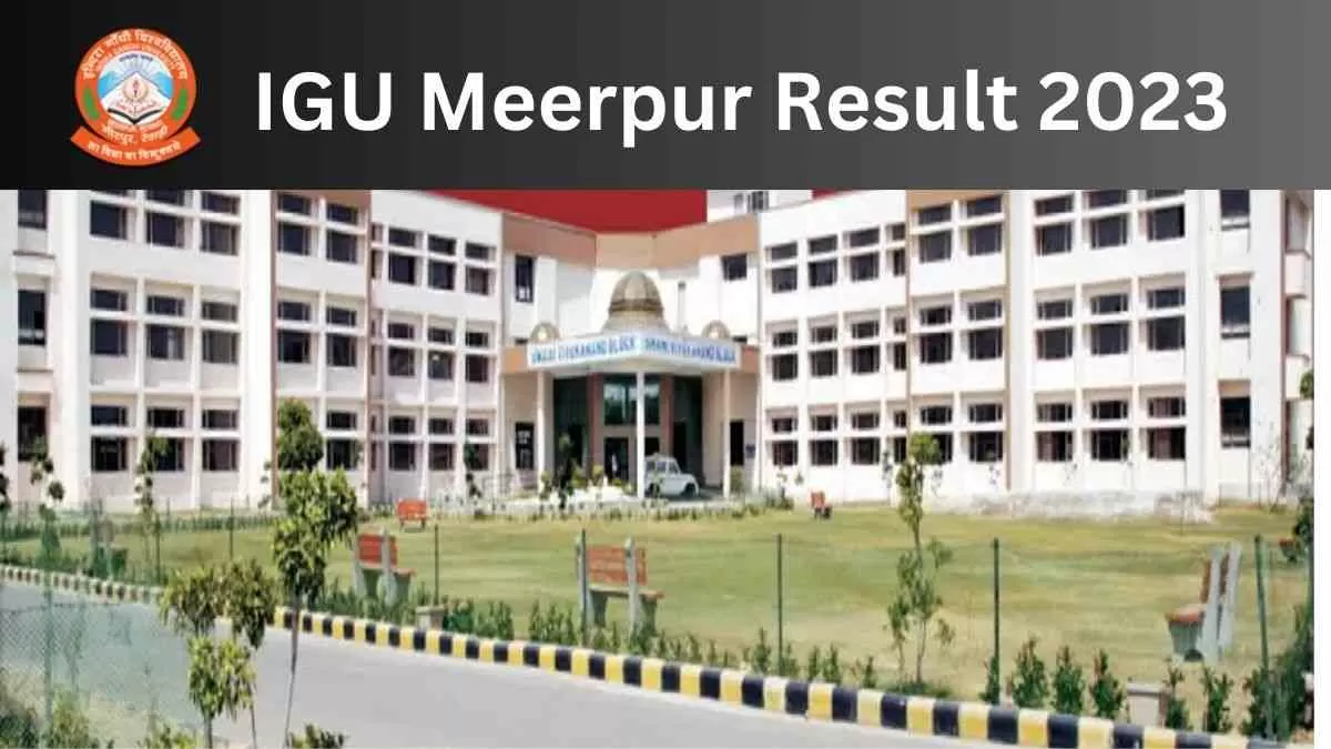 IGU Meerpur Result 2023