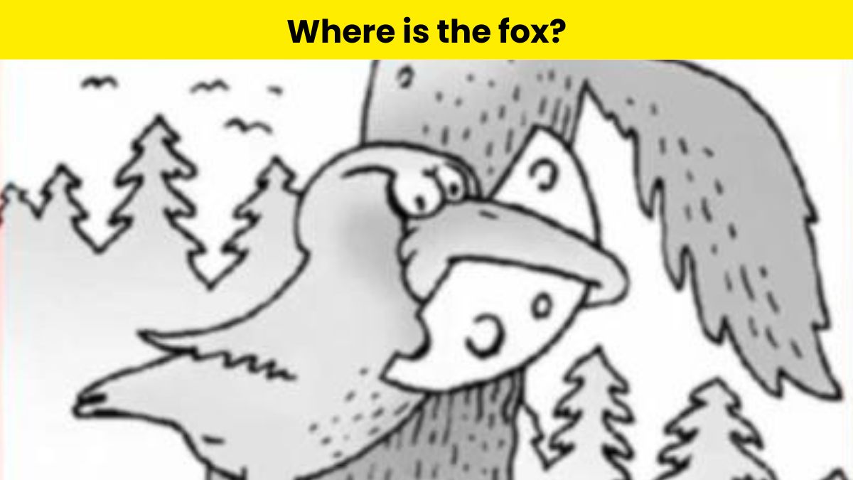 You have super eyes if you can spot the fox in the cartoon within 6 seconds!