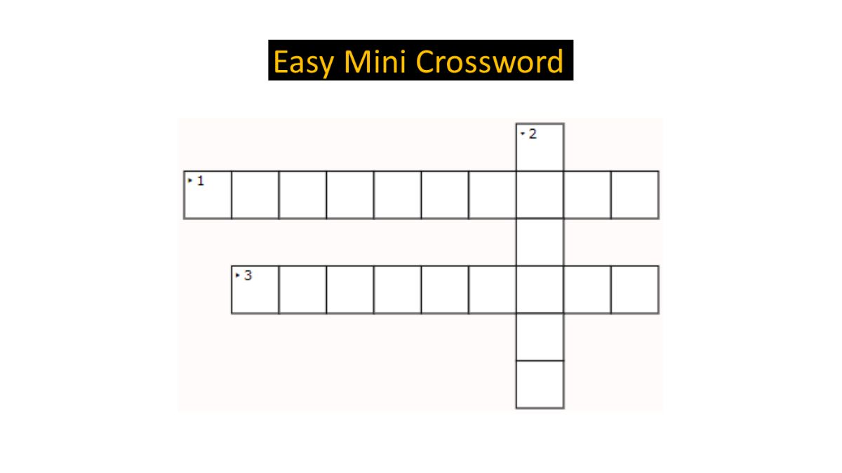 Mini Crossword With Answers: July 17, 2023