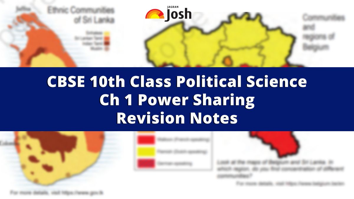 Cbse Class 10 Social Science Political Science Chapter 1 Power Sharing Notes Download Pdf