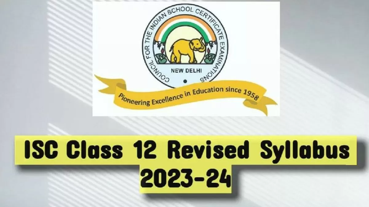 ISC Class Revised Syllabus Download Subject Wise PDF