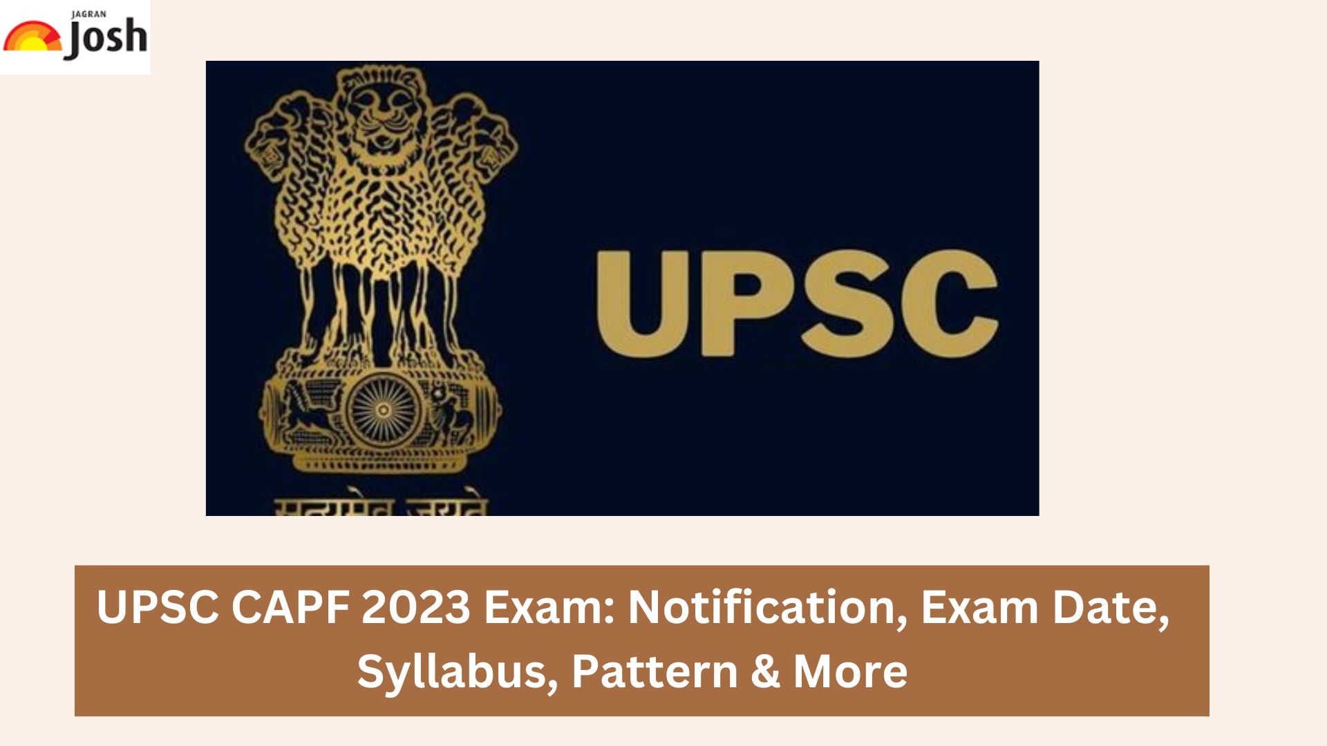 UPSC CAPF 2024: Notification Out, Apply Online Link (Active), Cut Off ...