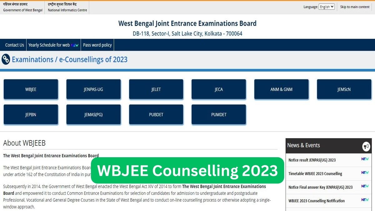 WBJEE Counselling 2023 Dates Out, Check Complete Schedule Here ...