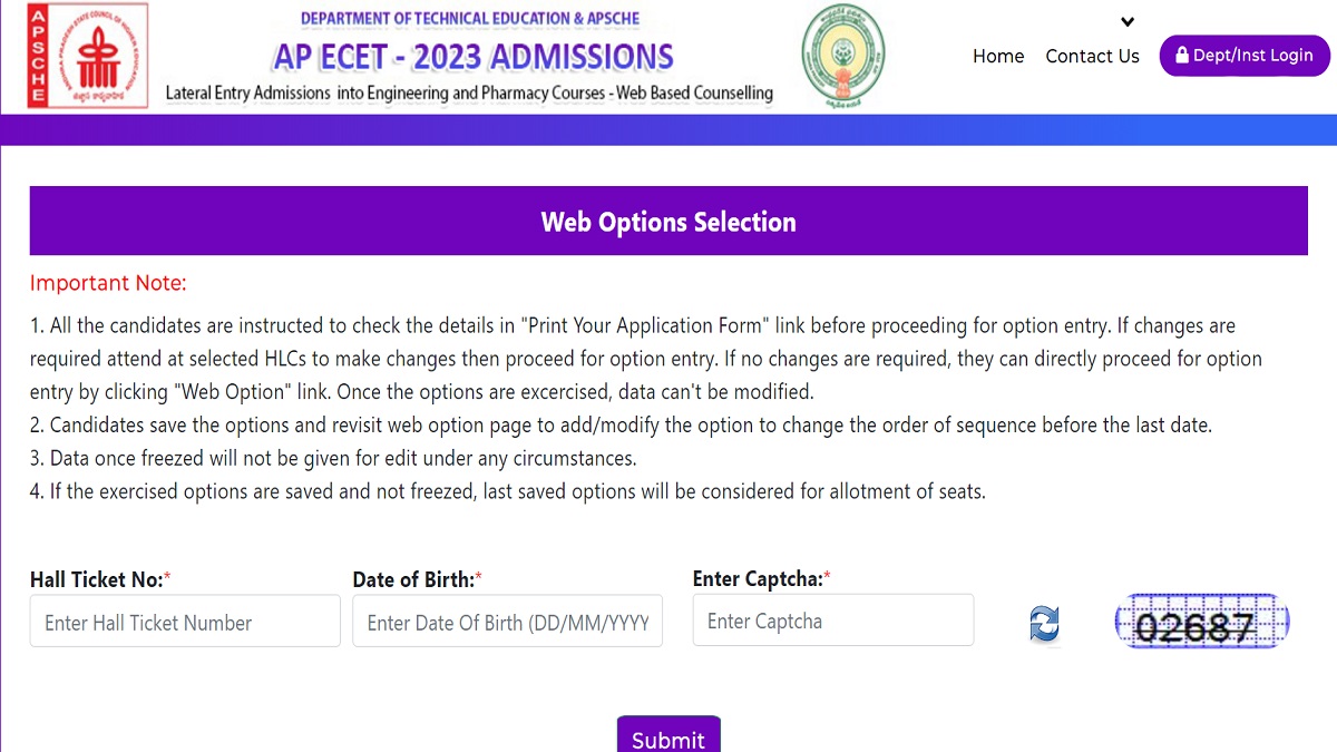 AP ECET 2023 Counselling Web Options Window Open, Get Direct Link Here ...