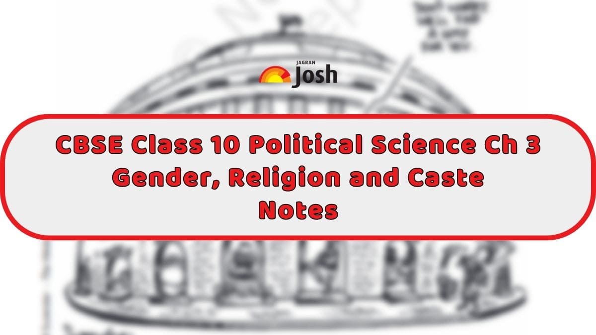 Cbse Class 10 Social Science Political Science Chapter 3 Gender