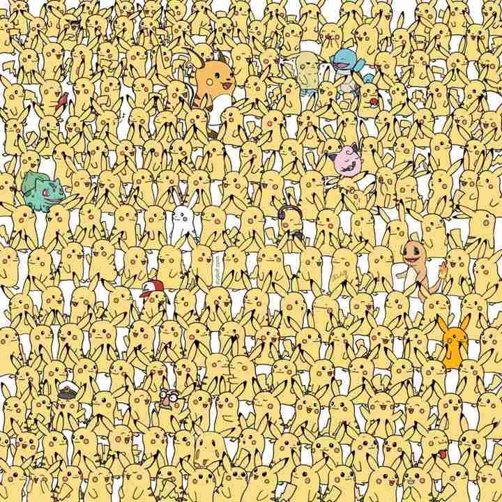 bananas pikachus picture puzzle