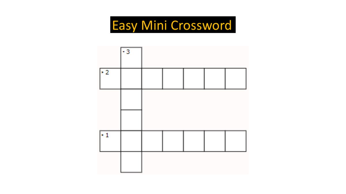 Mini Crossword with Answers: July 20, 2023 