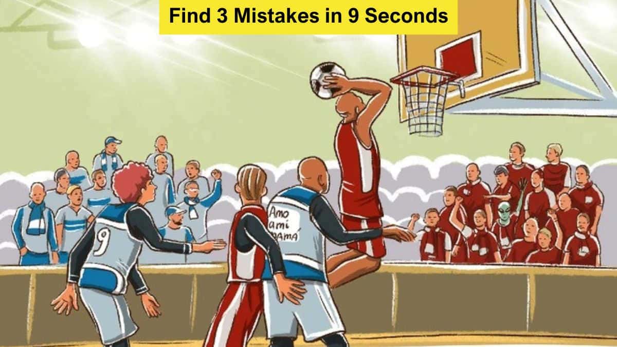 Brain Teaser for Geniuses: Find 3 Mistakes in the Picture in 9 Seconds!