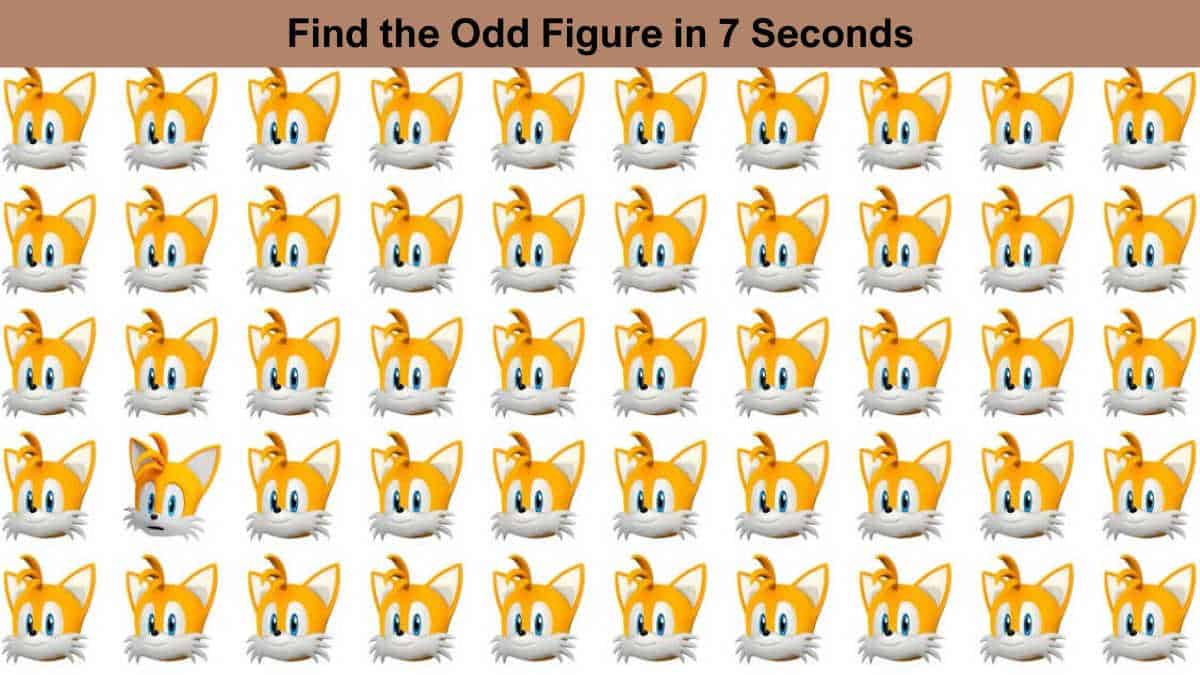 You Have Sharp Eyes if You Can Find the Odd Figure in 7 Seconds!