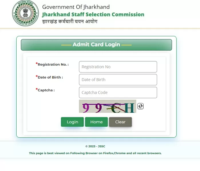 Jharkhand JSSC Lab Assistant Admit Card 2023 Download link