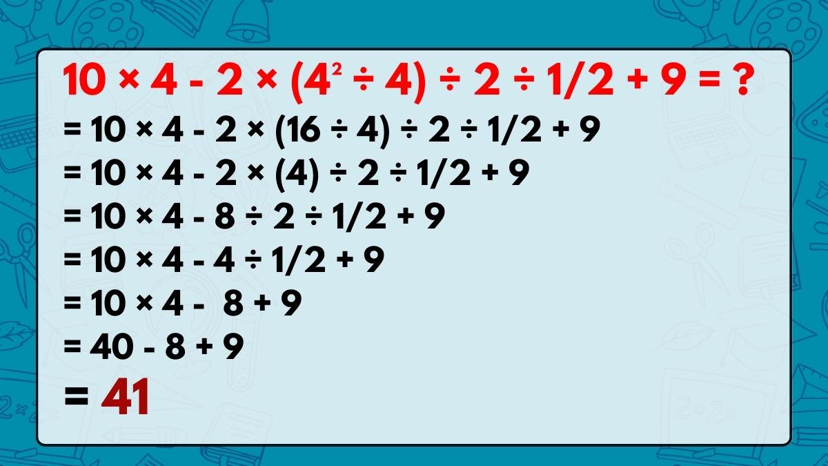 BODMAS Riddle Solution