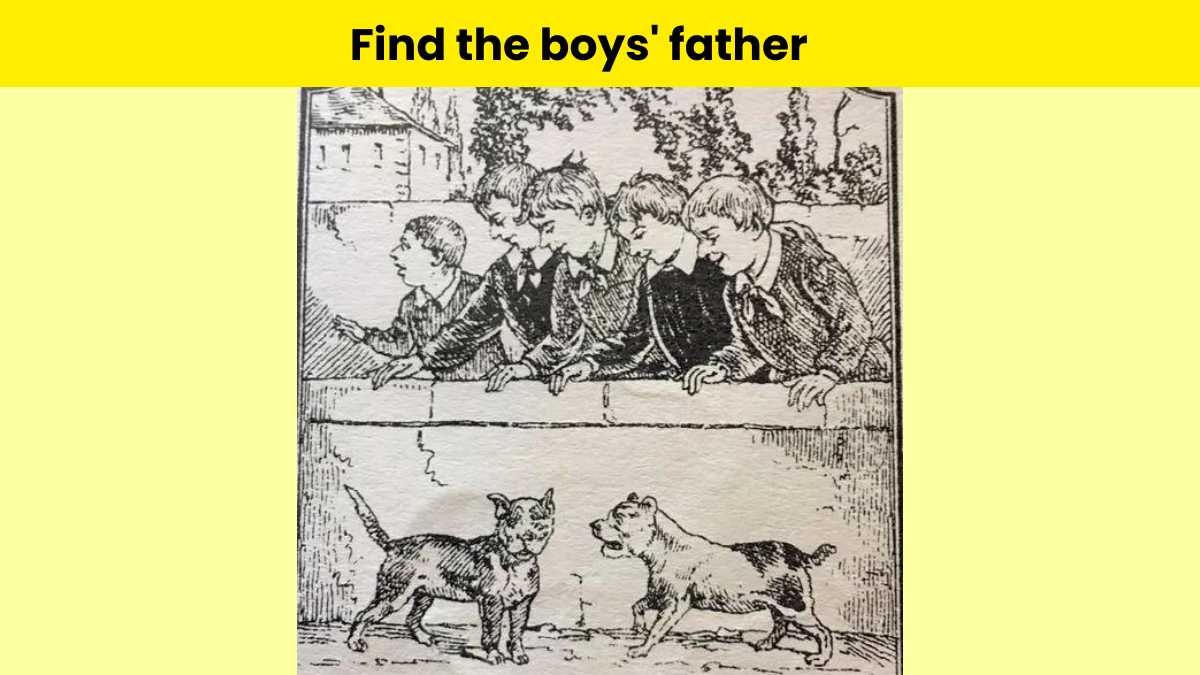 You have extra-sharp eyes if you can spot the boy’s father in the graphic within 4 seconds!