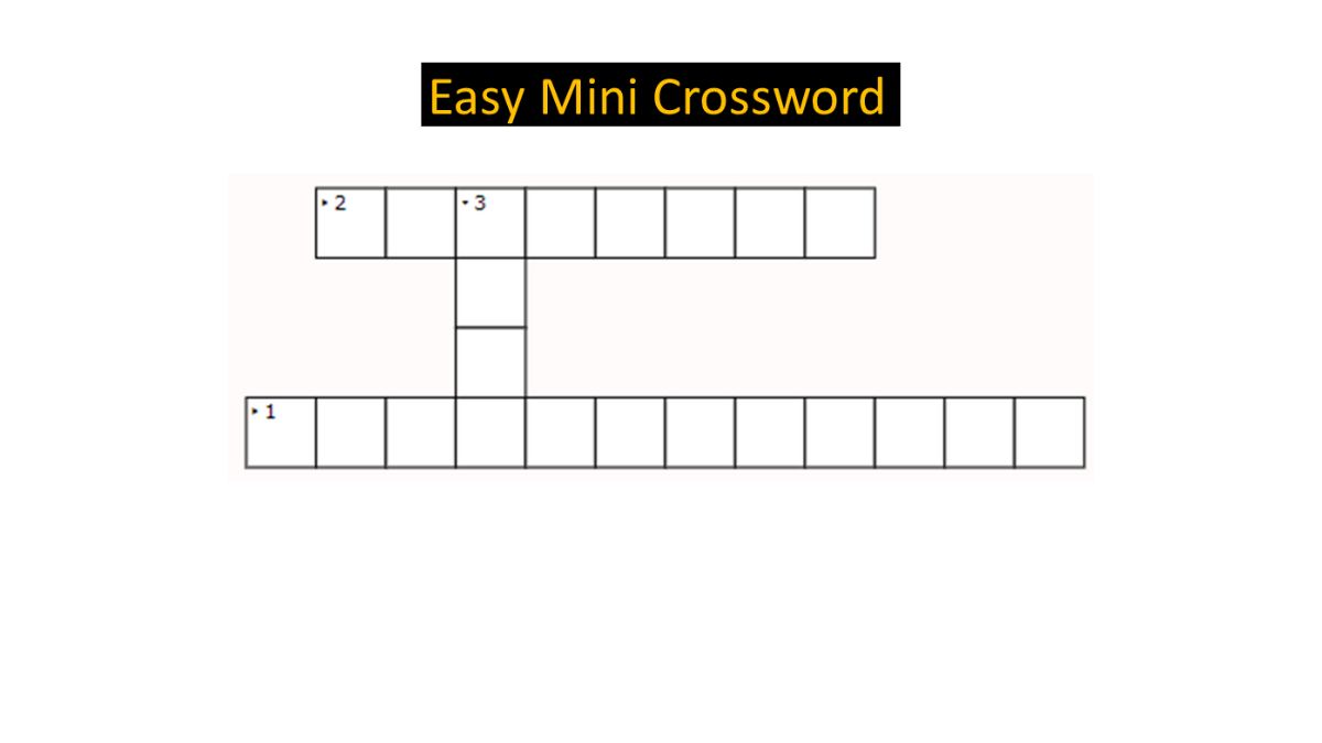 Mini Crossword with Answers: July 26, 2023 