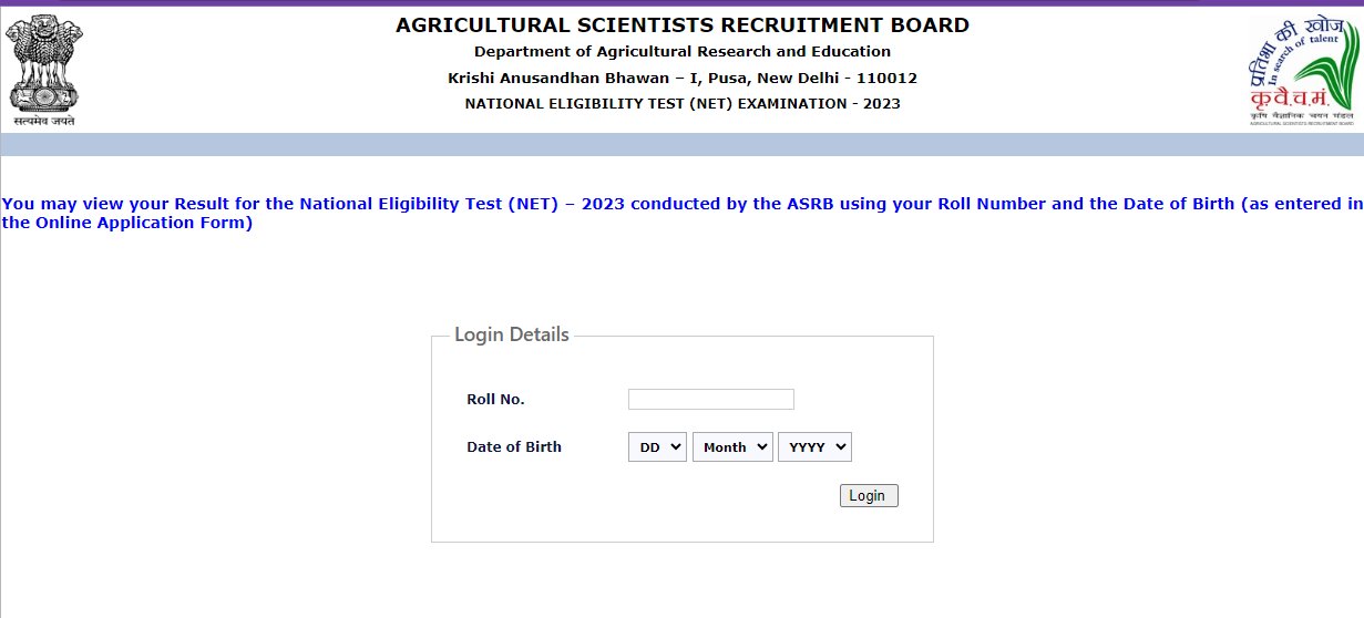 ASRB NET Result 2023 Out: एएसआरबी नेट रिजल्ट asrb.org.in पर घोषित, इस लिंक से चेक करें स्कोरकार्ड