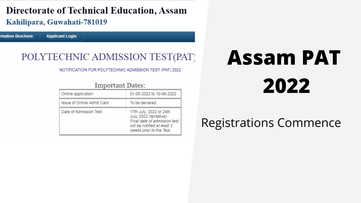 Assam PAT 2022 Registrations