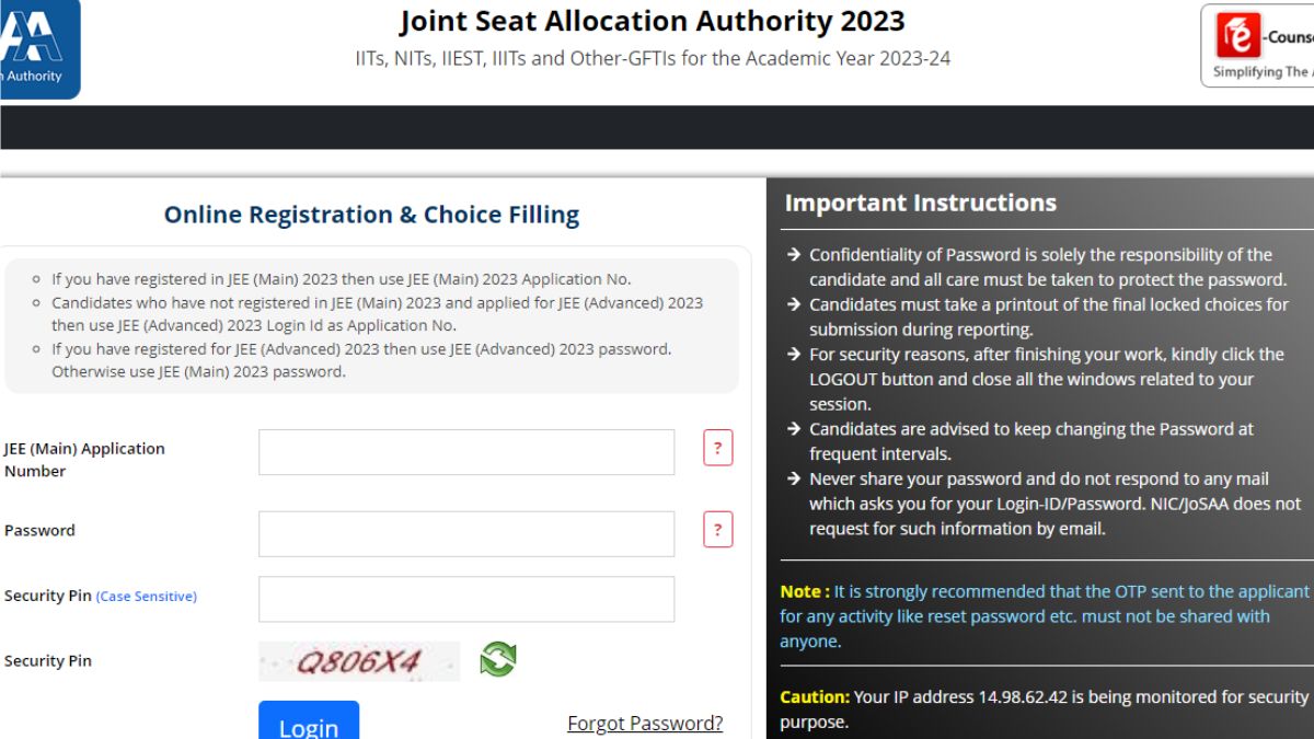 JOSSA Counselling 2023 