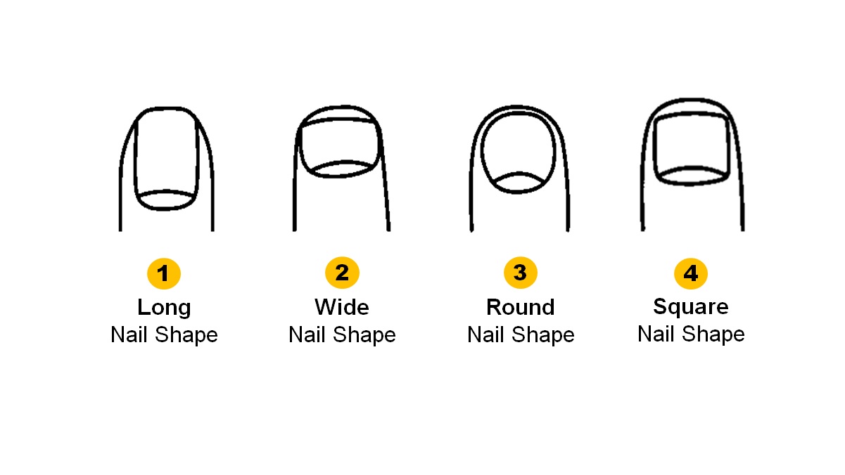 Nail Shape Icons Types Fashion Nail Stock Vector (Royalty Free) 1679676223  | Shutterstock