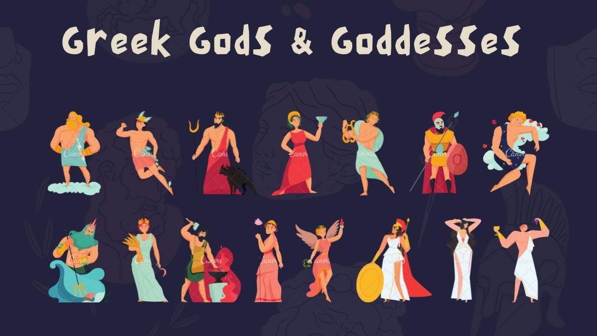 All 12 Greek Gods And Goddesses 