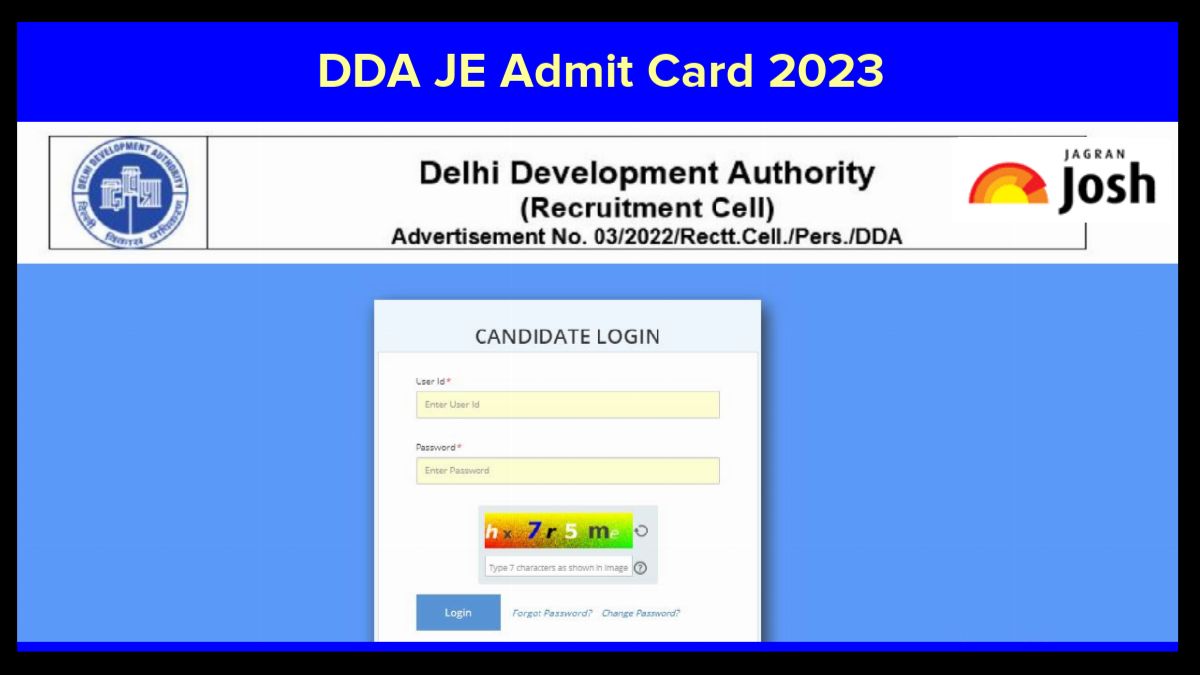 DDA JE Admit Card 2023: जेई, जेएसए सहित अन्य पद के लिए हॉल टिकट dda.gov.in पर घोषित, ये रहा डायरेक्ट लिंक