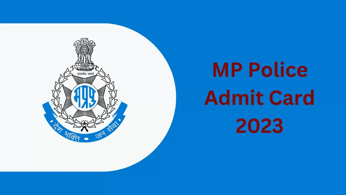 MP Police Constable Recruitment 2023 Apply Now - Sarkari Live