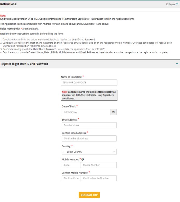 CAT 2023 Registration (Last Date Sept 20): How to fill CAT Form, Fees