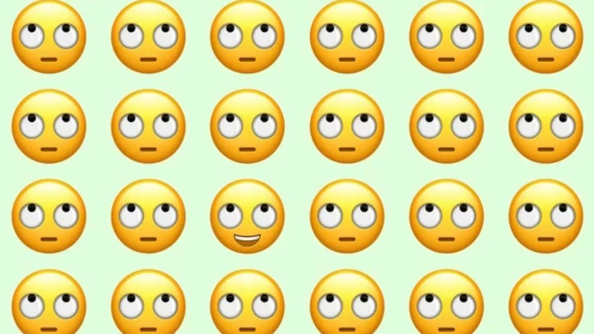 Find the Smiling Emoji in 4 Seconds