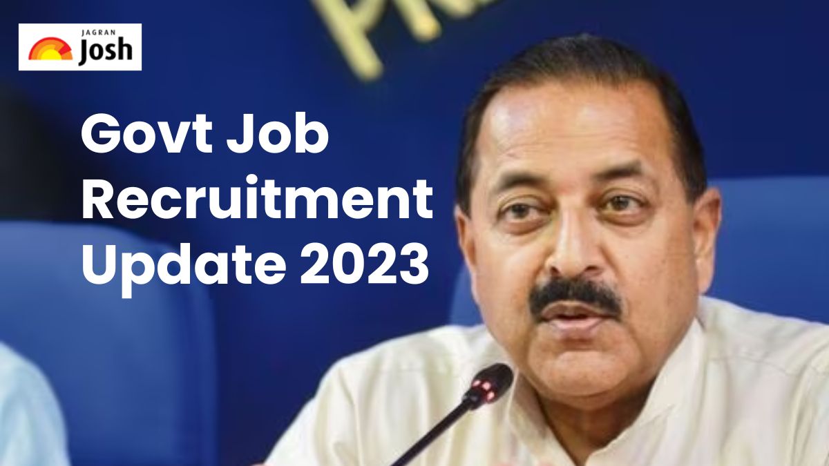 Govt Jobs Recruitment Update 2023: Over 9.64 Lakh Vacancies to be Filled by Centre said Union Minister