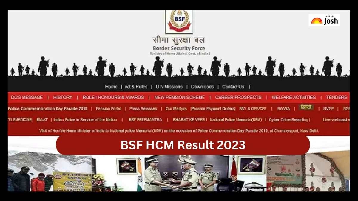 BSF HCM Result 2023: बीएसएफ हेड कांस्टेबल रिजल्ट जल्द rectt.bsf.gov.in पर होगा रिलीज, जानें कब और कैसें करें चेक