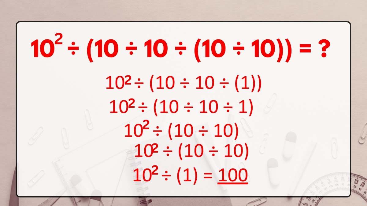 Math Riddles for Students: BODMAS Solution