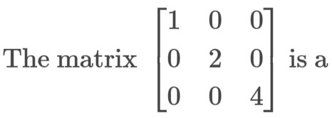 Matrices Question 8