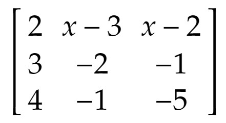 Matrices Question 9