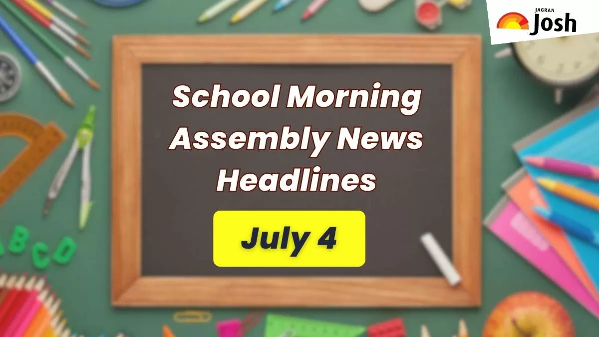 Get here today’s news headlines in English for School Assembly 