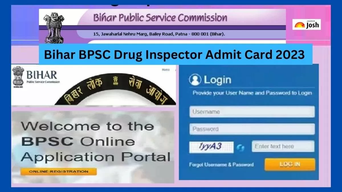 bpsc.bih.nic.in Drug Inspector Admit Card 2023 Link