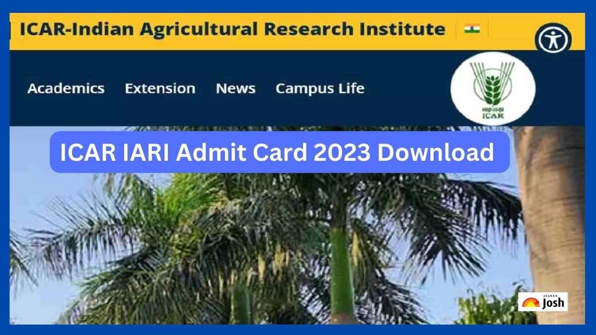 ICAR IARI Technician Admit Card 2023: टेक्निशियन टी1 री परीक्षा का एडमिट कार्ड जारी, इस लिंक से डाउनलोड करें हॉल टिकट