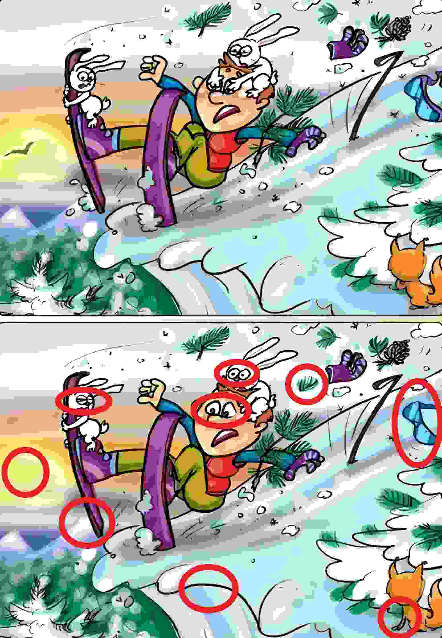 9 Differences in 23 Seconds