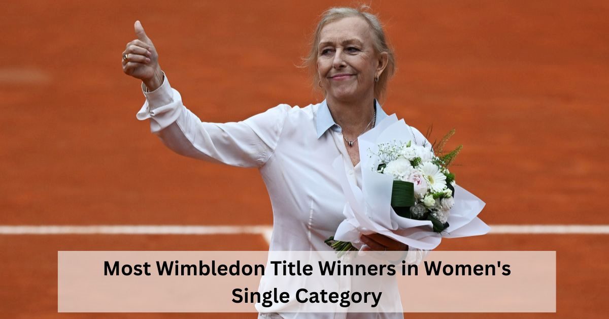 Most Wimbledon Titles Winners Female - Singles