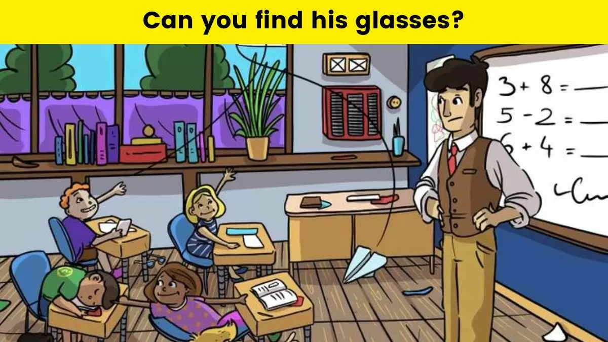 Can you find the hidden glasses?                        ?             