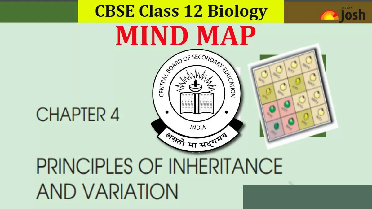 CBSE Principles of Inheritance and Variations Class 12 Mind Map for ...