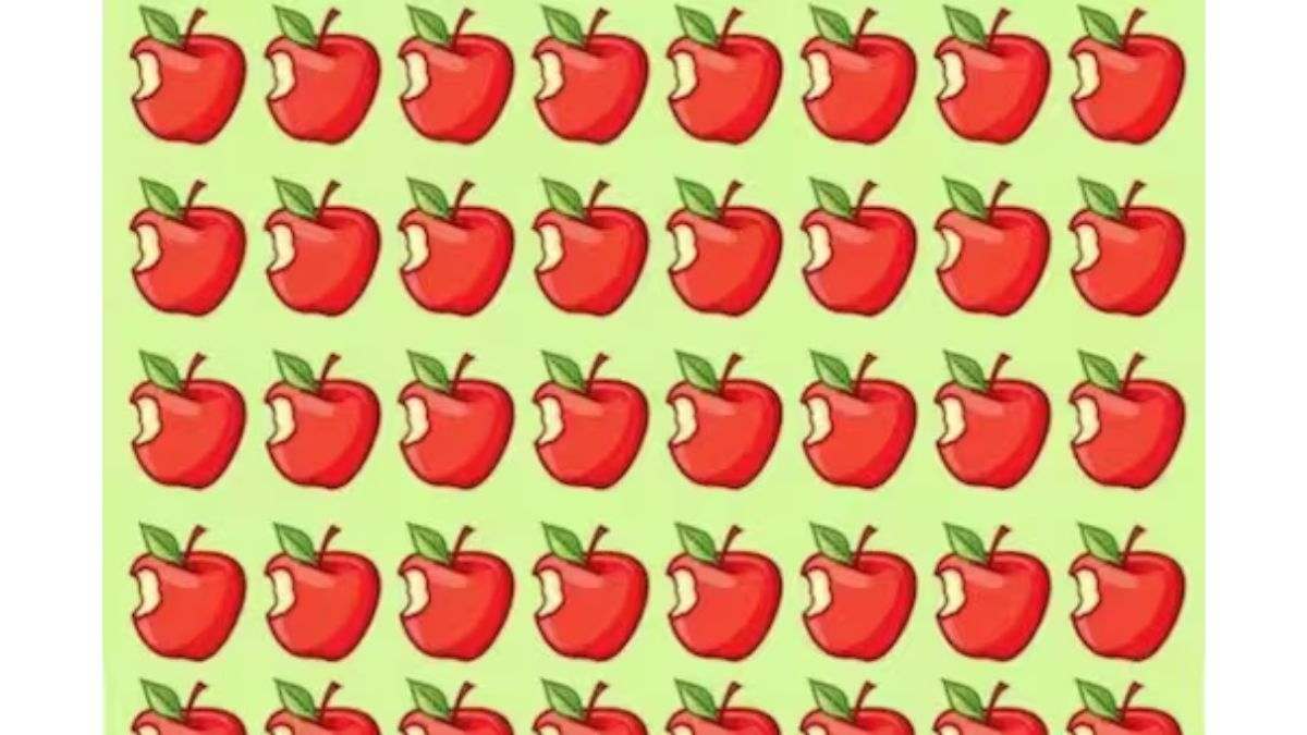 Only 1% With Super Vision Can Spot The Fake Apple In The Picture Puzzle In 5 Seconds!