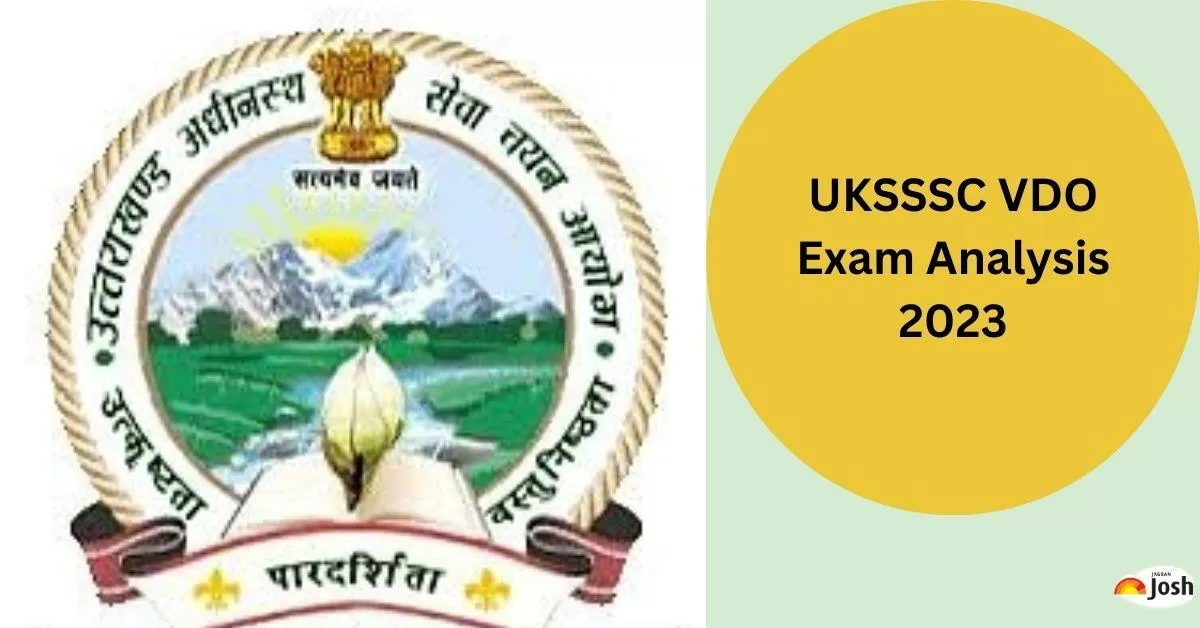 UKSSSC VDO Exam Analysis
