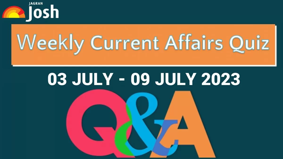 Weekly Current Affairs Quiz