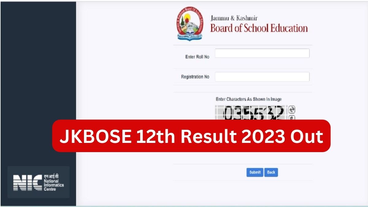 JKBOSE 12th Result 2023 OUT Jammu and Kashmir Division Class 12 Result