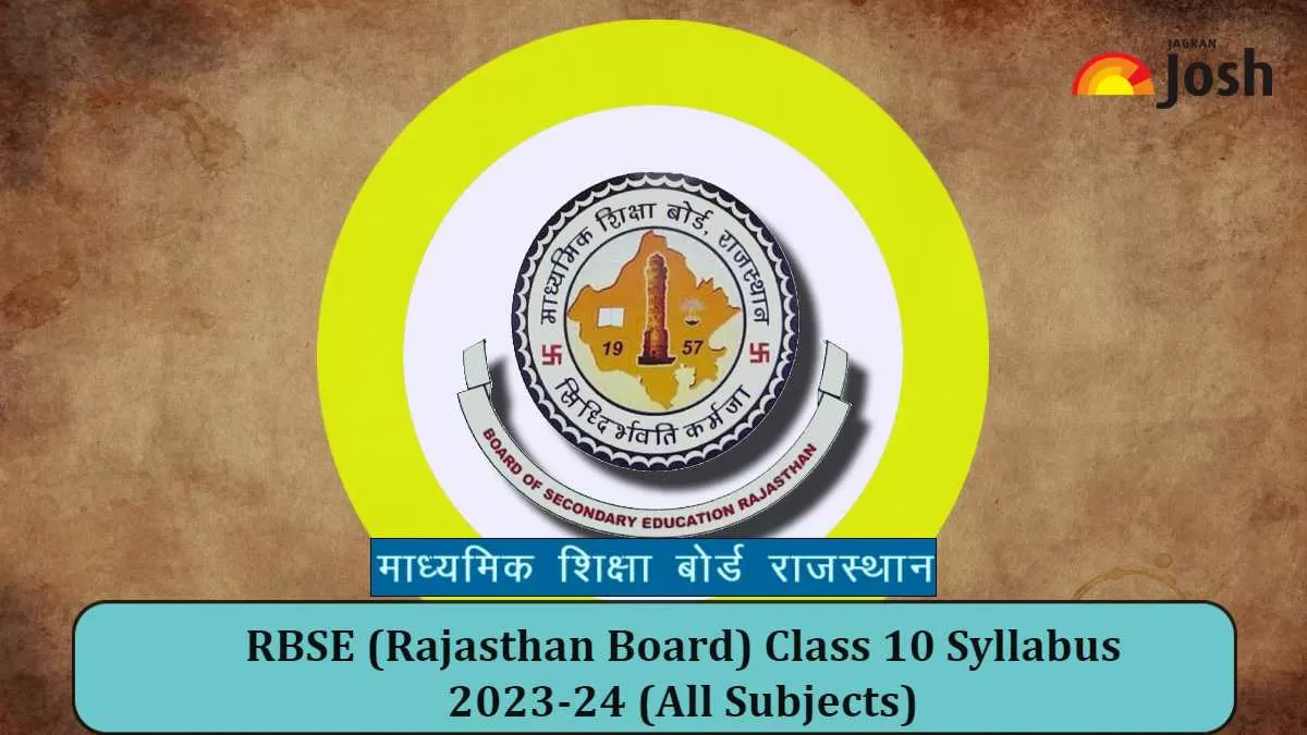 Download RBSE Class 10 Syllabus 2023-24 PDF