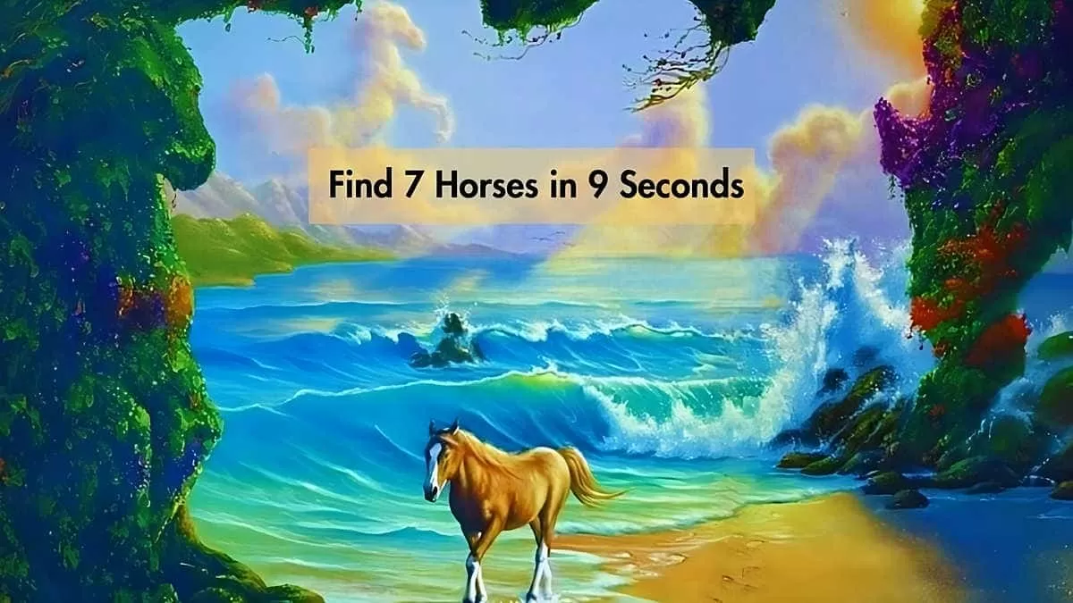 Seven Horses Optical Illusion