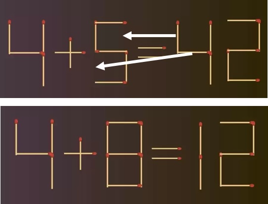 Tricky Puzzle IQ Test: Can you move only 2 matchsticks to fix this ...