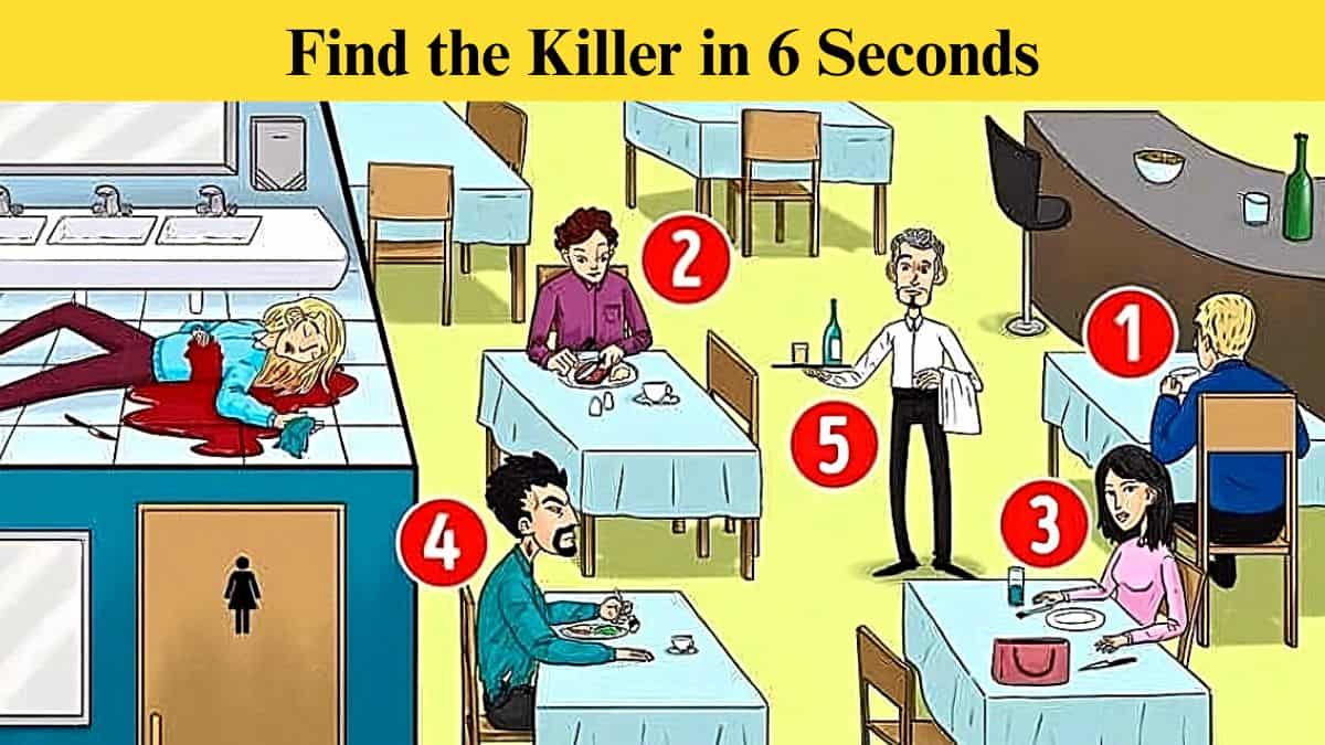 Find the Killer in 6 Seconds. Only 5% Can!