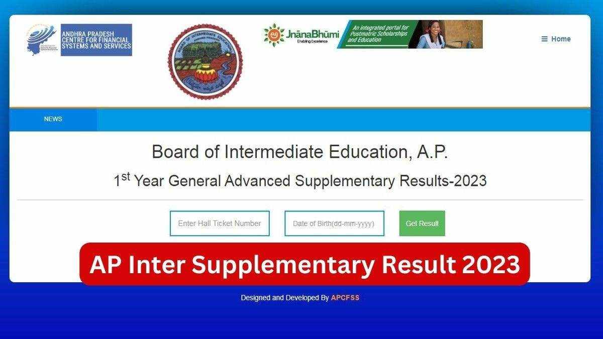 AP Inter Supplementary Results 2023 Declared, Download Manabadi 1st and
