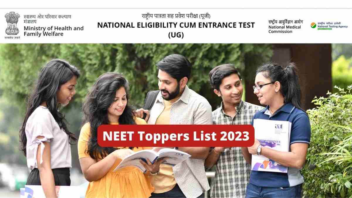NEET Toppers List 2023 Two Candidates Top with 720 Marks, Check NEET